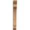 Ekena Millwork Legacy Slat Smooth Bracket, Western Red Cedar, 3 1/2"W x 20"D x 32"H BKT04X20X32LEC06SWR - alternate 3
